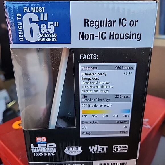 Elite LED Light‎ 4” Round Recessed Downlight Fixture G3 Field Selectable CCT - Picture 7 of 8